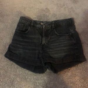 PacSun black mom shorts
